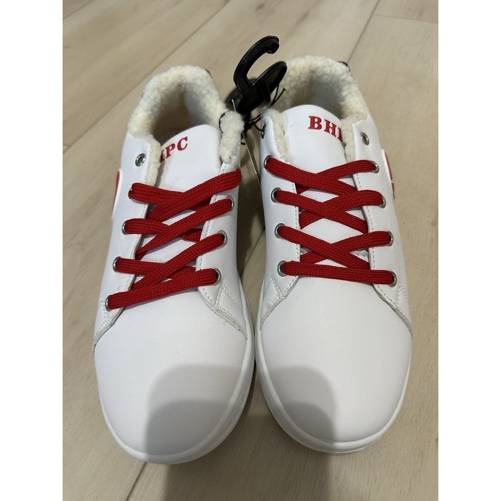 Beverly Hills Polo Club Unisex Athletic Shoes White Red Size 10